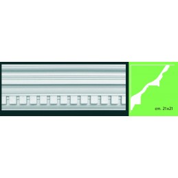 Cornice in gesso bianca...