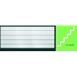 Cornice in gesso bianca...