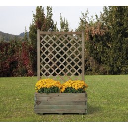 Grigliato con fioriera...