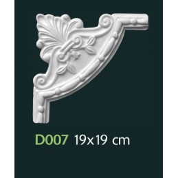 Decoro in gesso per pareti...