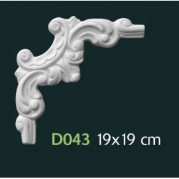 Decoro in gesso per pareti...