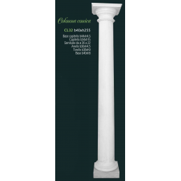 Colonna conica in gesso per...